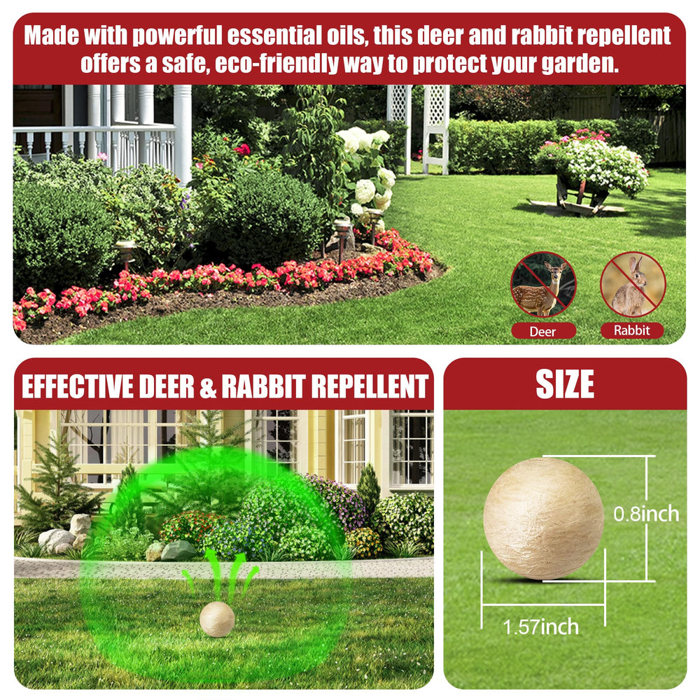 Fnaialonj Deer Repellent Ball side view