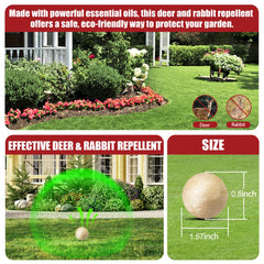 Fnaialonj Deer Repellent Ball side view