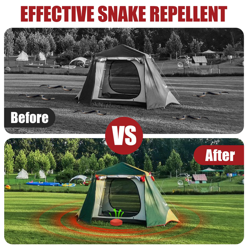 Fnaialonj Snake Repellent Balls showing ingredients list