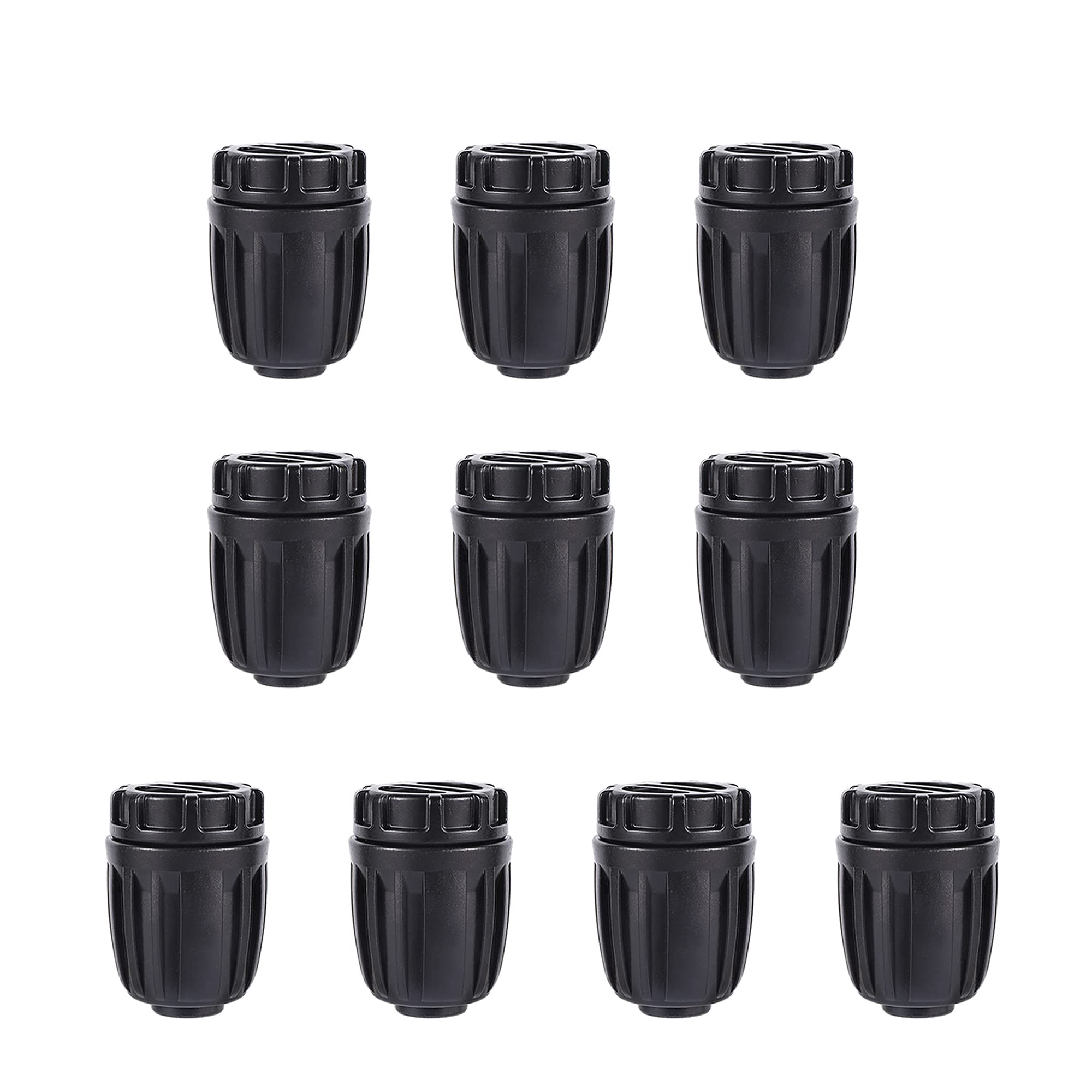 FOGWOWO 10 Pack 1/2 inch irrigation end plugs front view