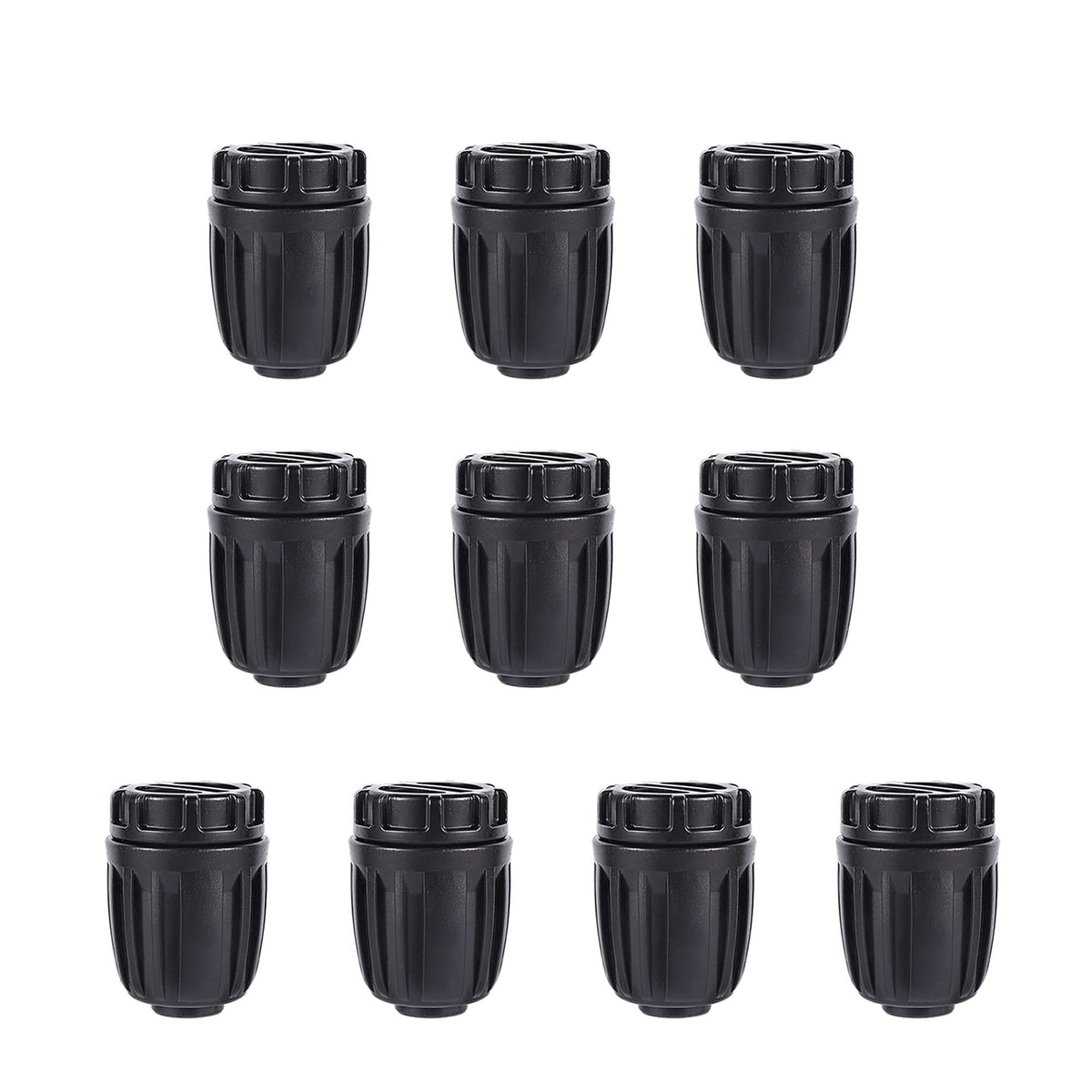 FOGWOWO 10 Pack 1/2 inch irrigation end plugs front view