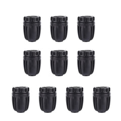 FOGWOWO 10 Pack 1/2 inch irrigation end plugs front view