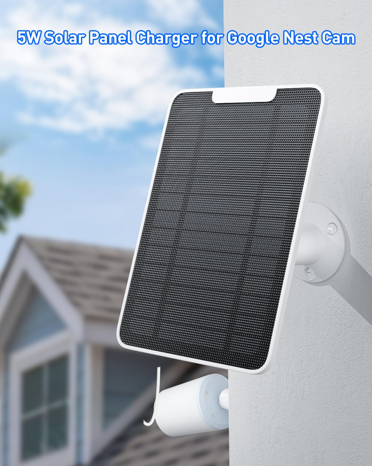 fohoa solar panel side view with cable
