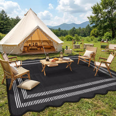 Foldable Garvee Outdoor Rug with carrying bag