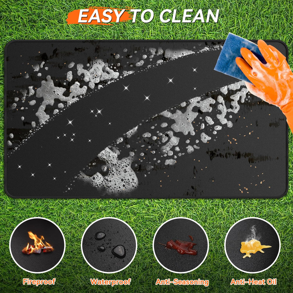 foldable rumlick grill mat for easy storage