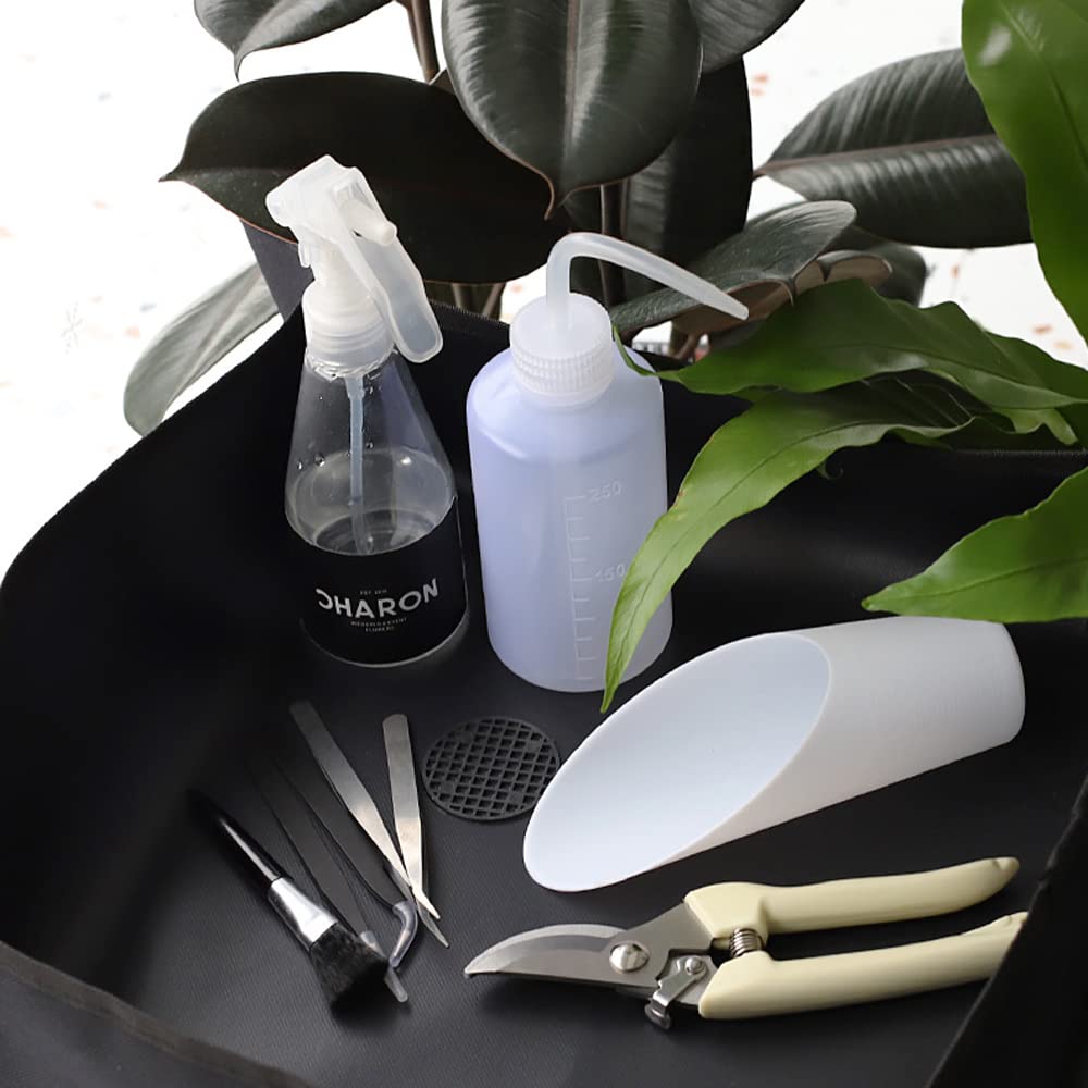 Folded BIUWING Plant Repotting Mat for easy storage
