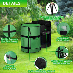 Folded MEKOLIFE Potato Grow Bags for storage