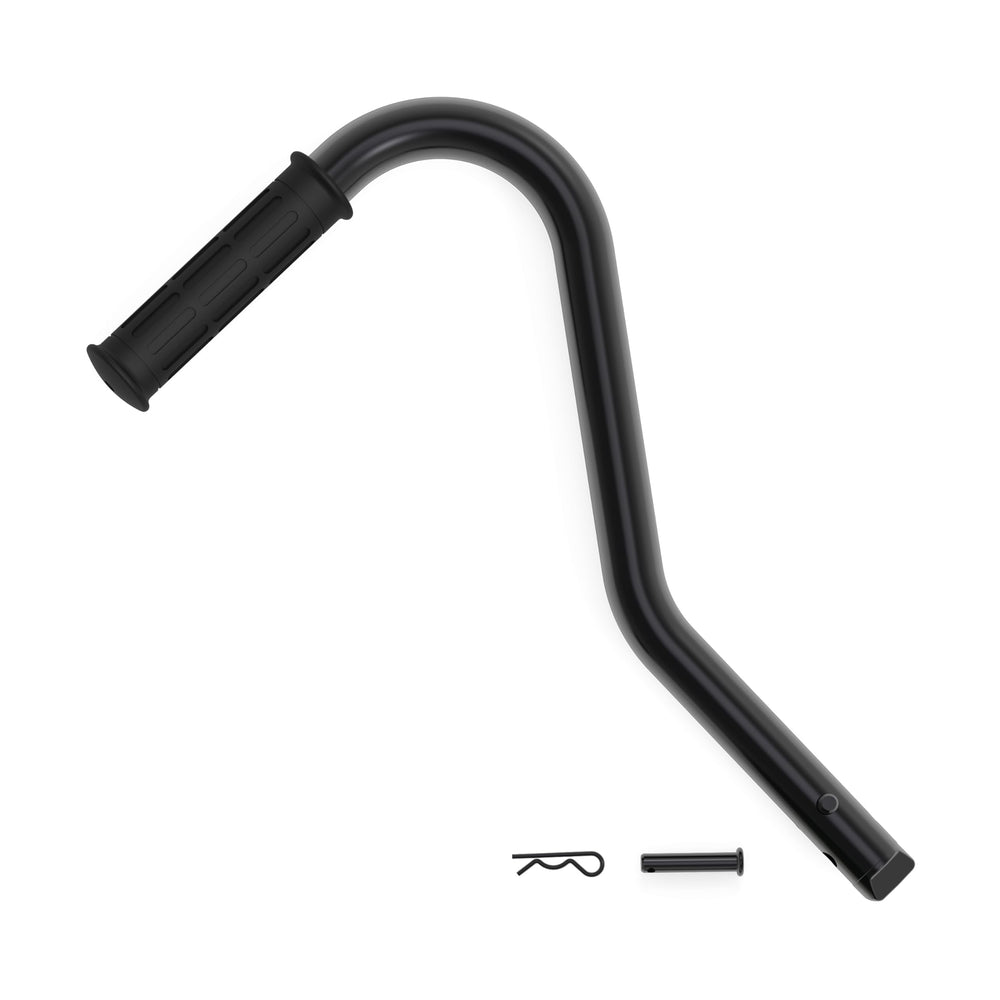 Folding handle of the Champion Wheel Kit for easy transport
