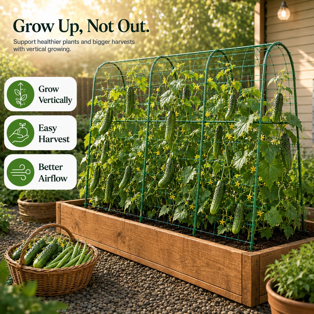 FOLLOOK Cucumber Trellis packaging and assembly instructions