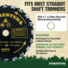 FORESTER Chainsaw Blade with included sharpening file