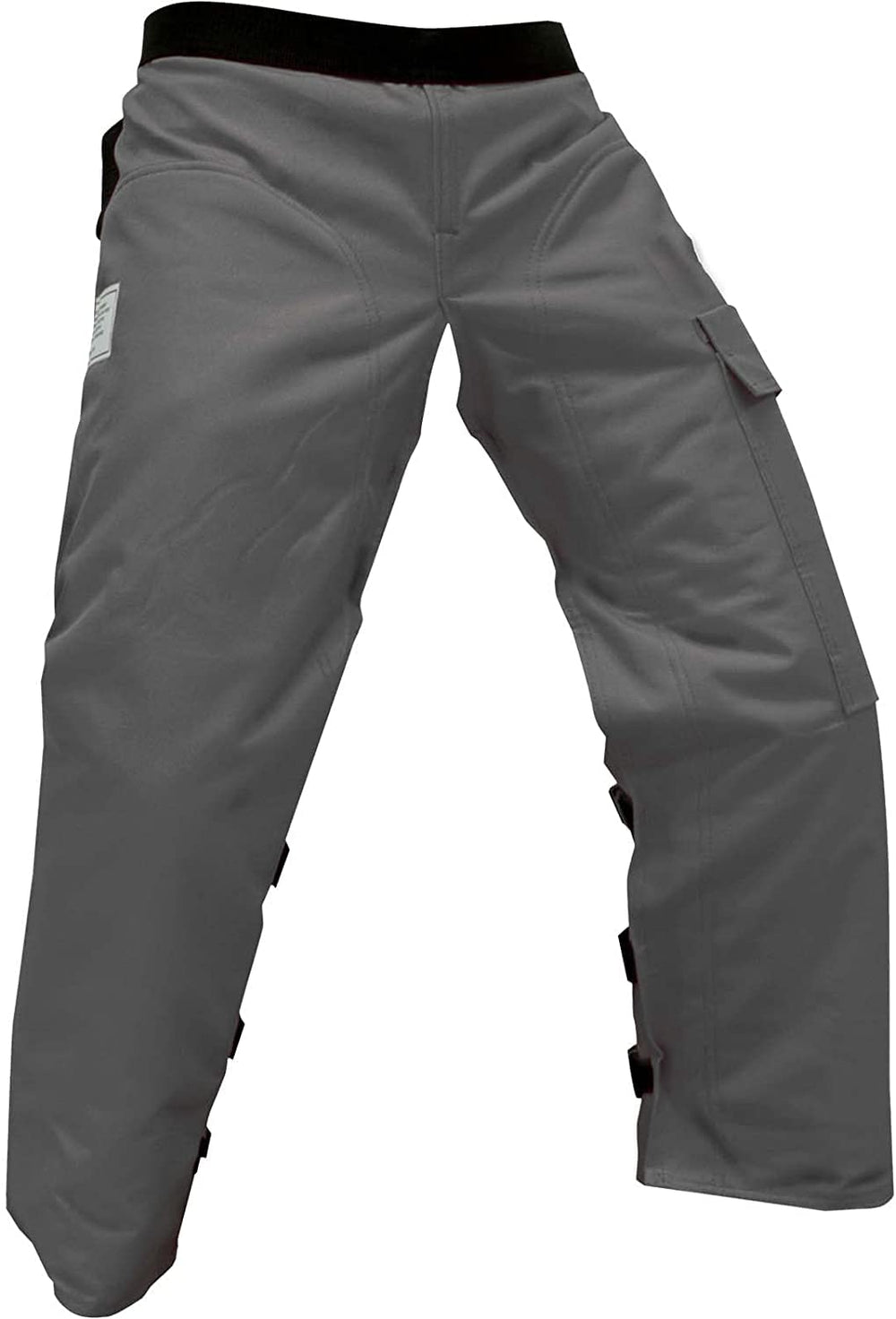 FORESTER Chainsaw Chaps front view in grey