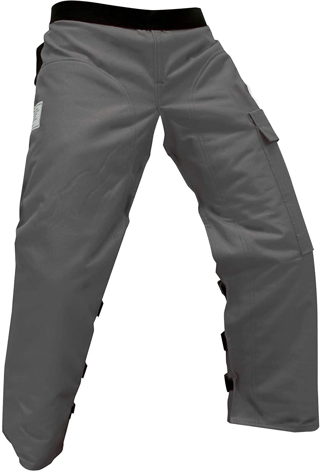 FORESTER Chainsaw Chaps front view in grey