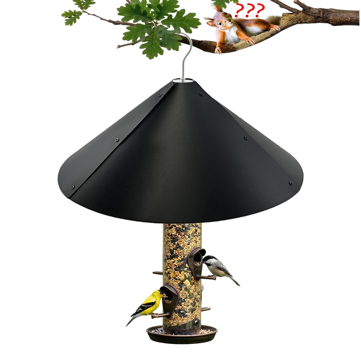 Forever Song Squirrel Baffle black 16.5 inch front view