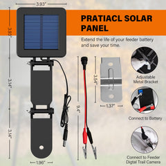 Foricx 6 Volt Solar Panel shown in outdoor setting