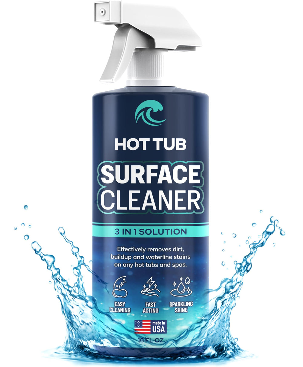 FORTIVO Hot Tub Surface Cleaner 16 oz bottle front view