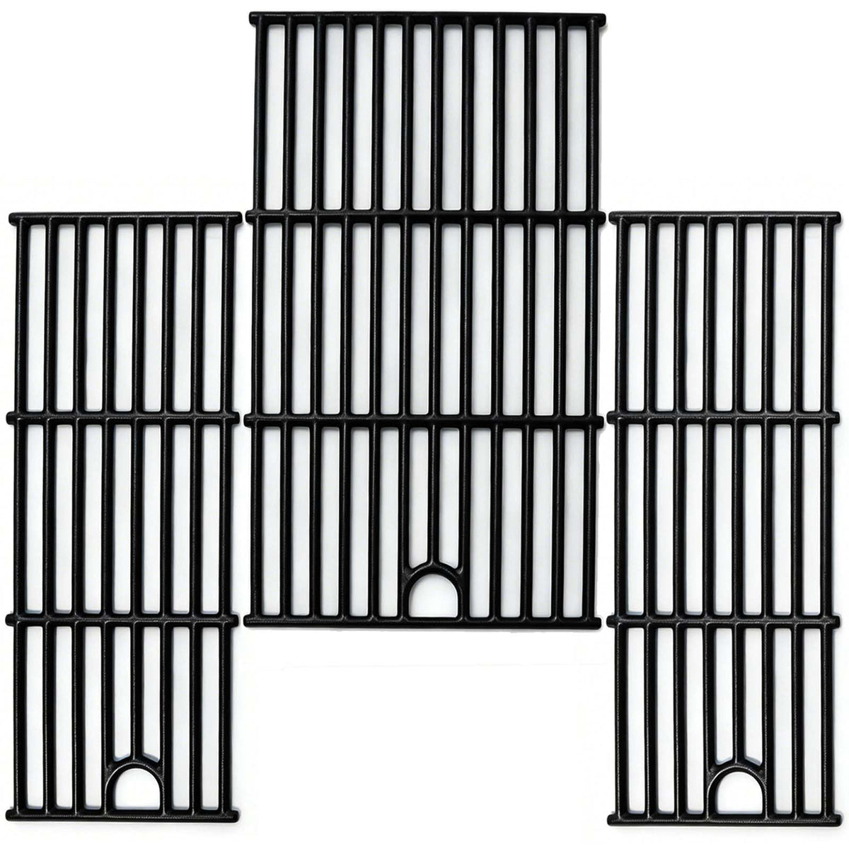 FORYEYC cast iron grill grates set including two narrow and one large grate
