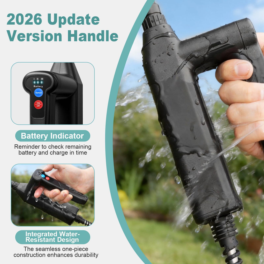 Four nozzles included with SideKing Battery Powered Sprayer