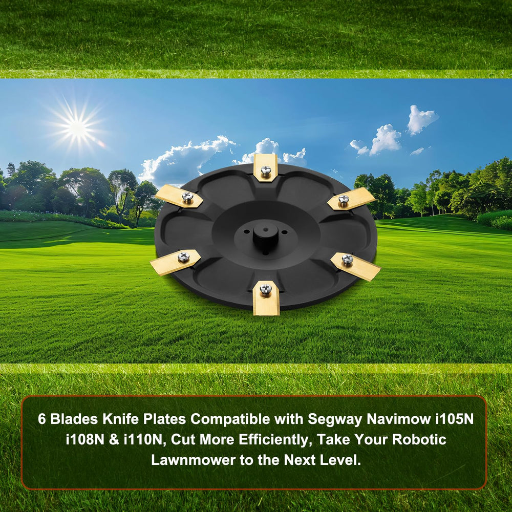 FourShow 6-Blade Disc on lawn mower