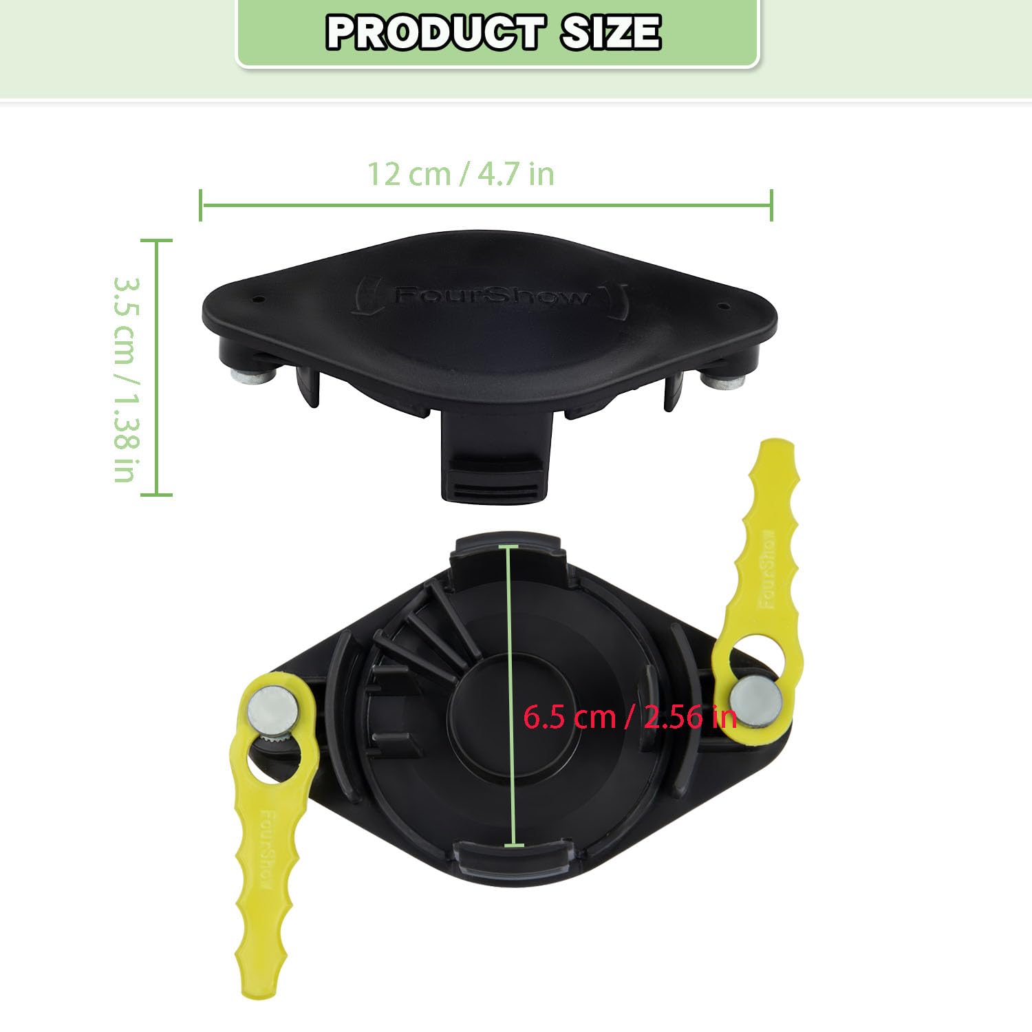 FourShow Bladed Trimmer Head side view