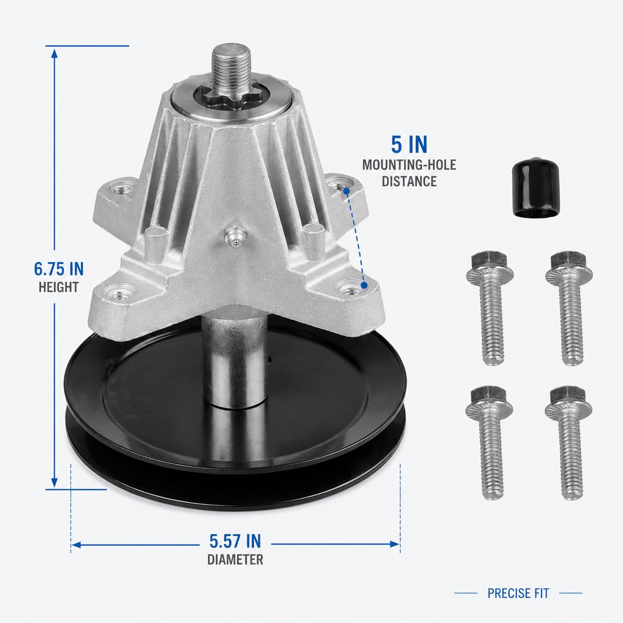 Fourtry Greaseable Spindle Assembly packaging display