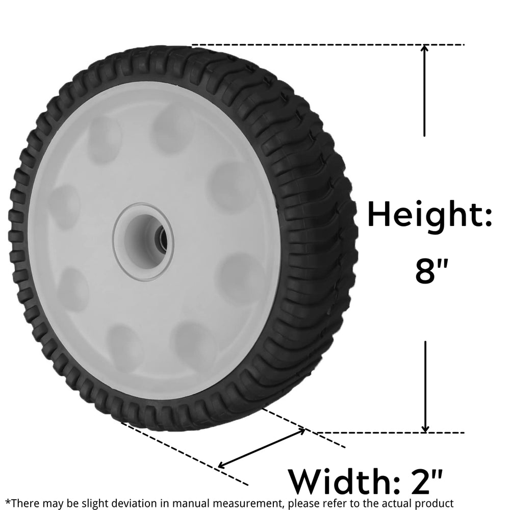 Fourtry lawn mower wheels package