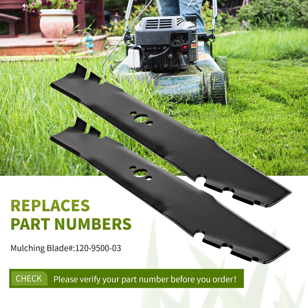 Fourtry Mulching Blades 120-9500-03 side view