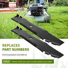 Fourtry Mulching Blades 120-9500-03 side view