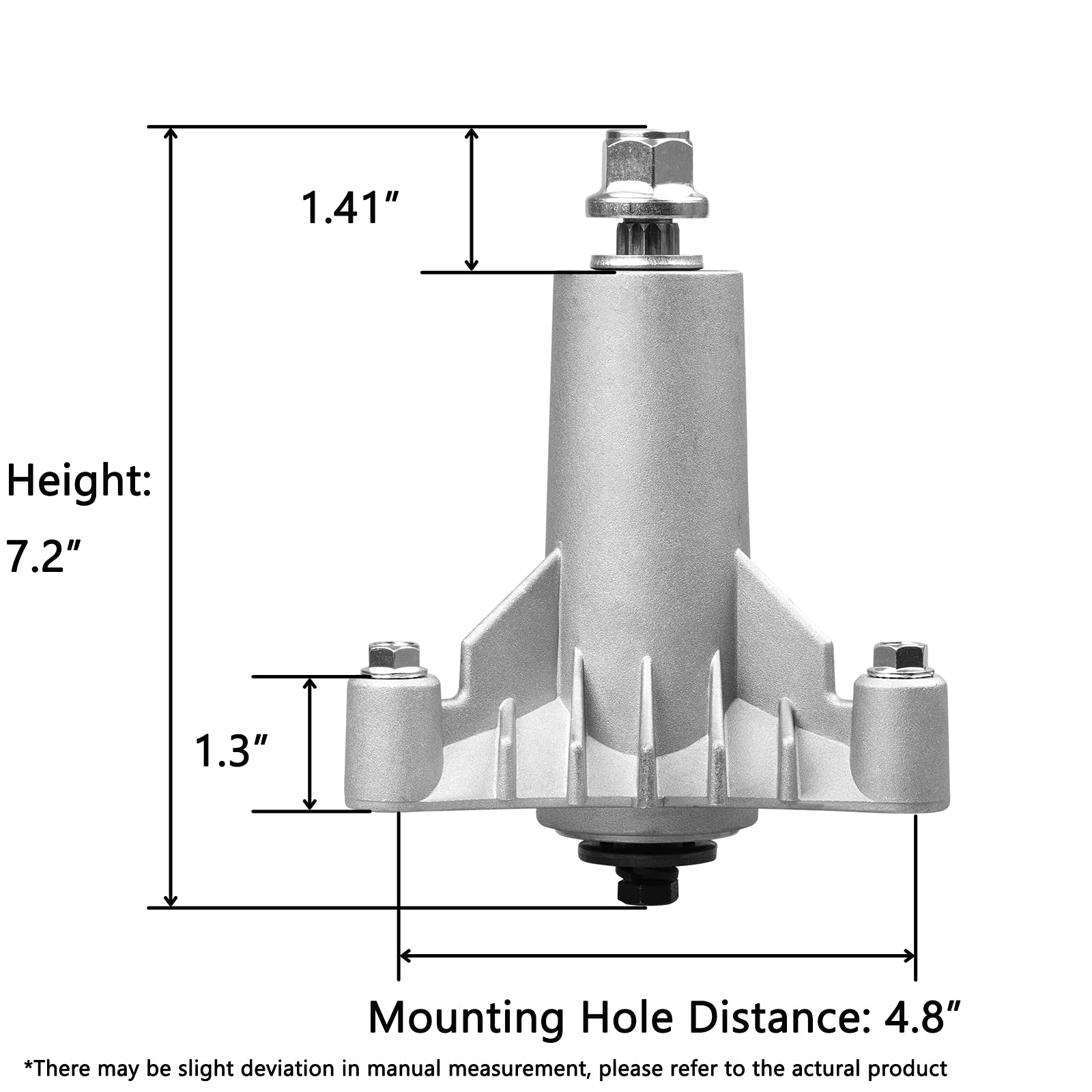 Fourtry Spindle package contents with installation components