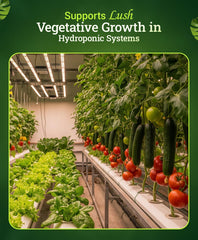 FoxFarm Grow Big Hydroponic Plant Food liquid in measuring spoon