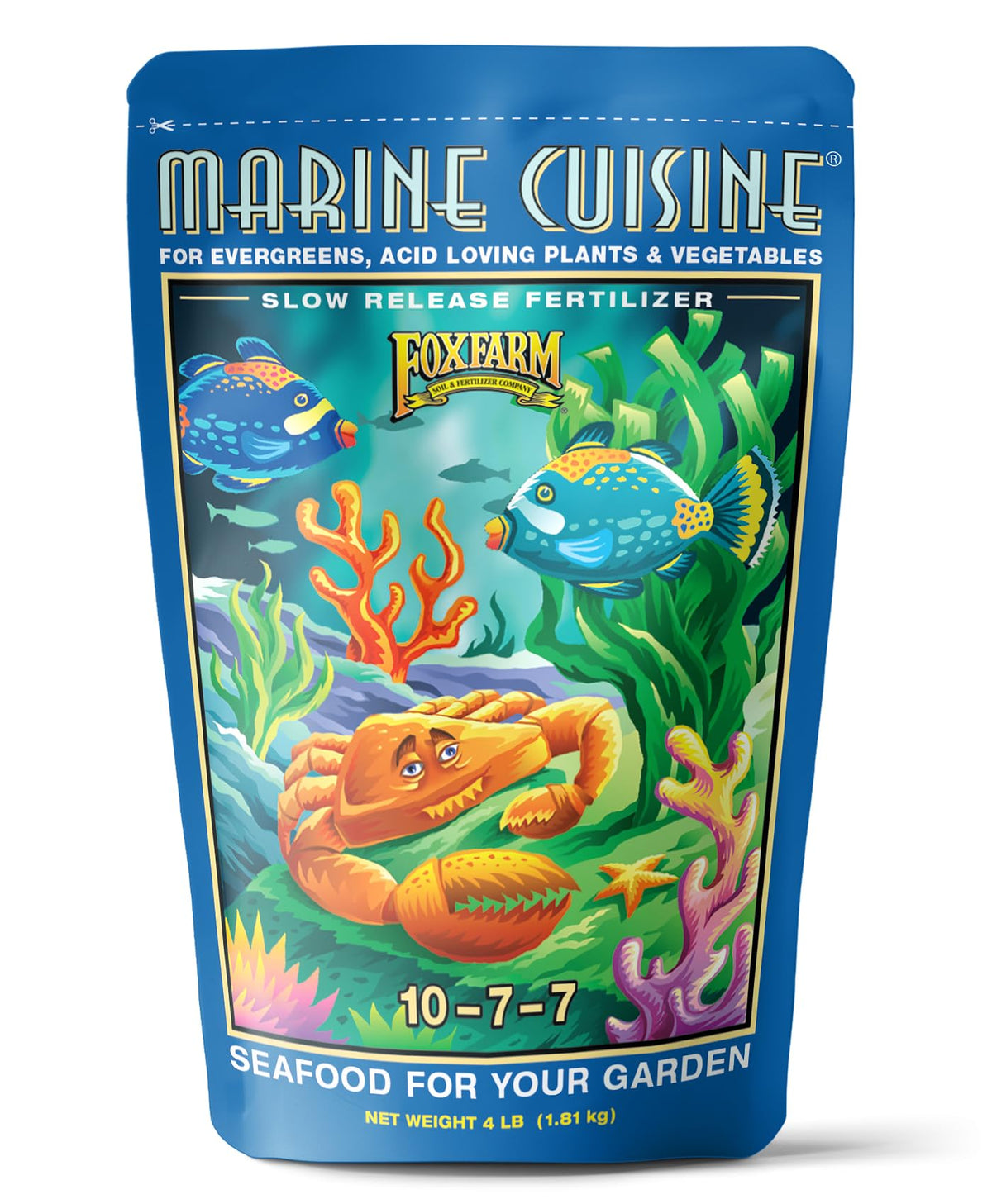 FoxFarm Marine Cuisine Fertilizer 4 lb front view