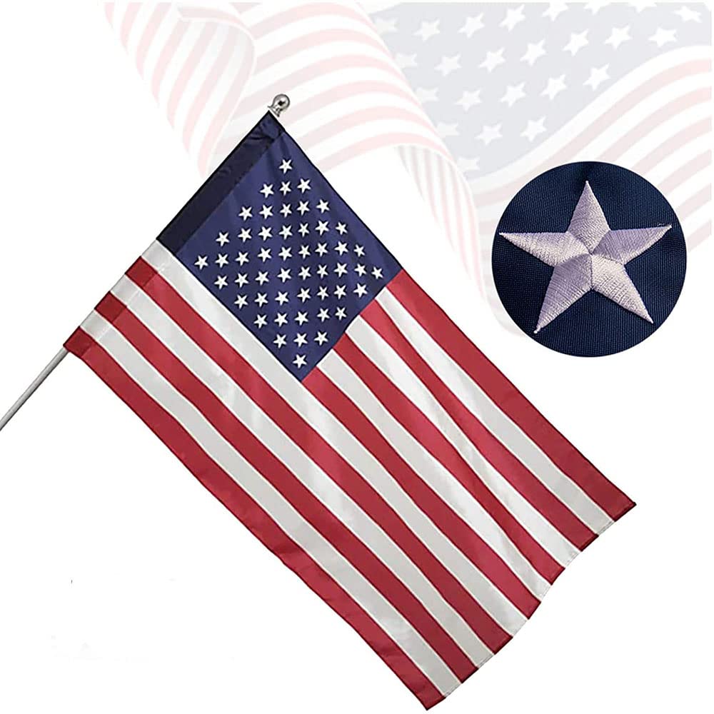 Freefy American Flag 3x5 ft front view with embroidered stars