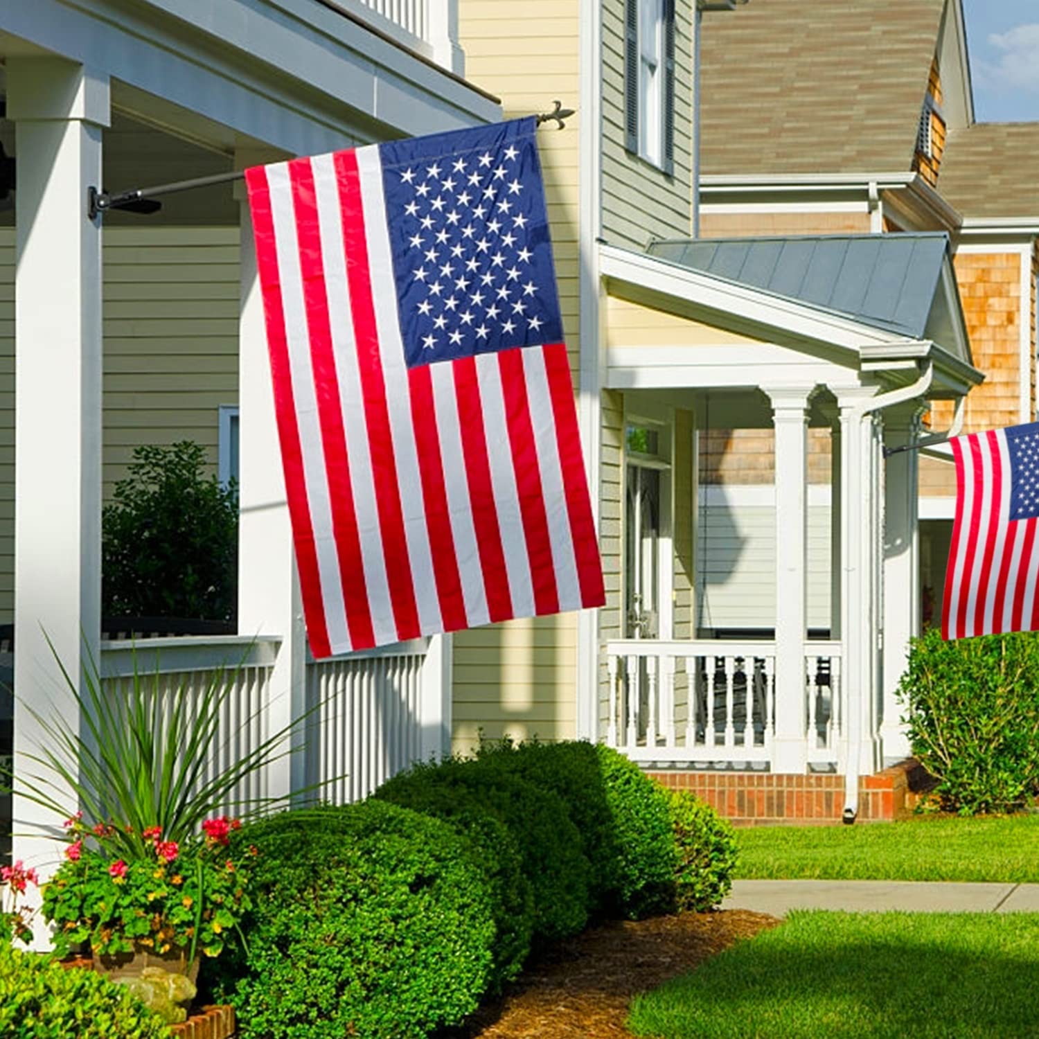 Freefy American Flag rolled up, ready for storage