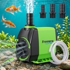 FREESEA Small Pond Pump front view with adjustable flow feature