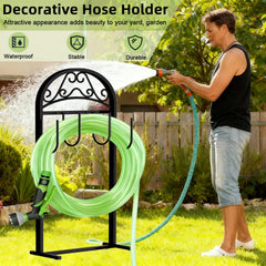 Freexployer Garden Hose Holder close-up of 4-anchor base