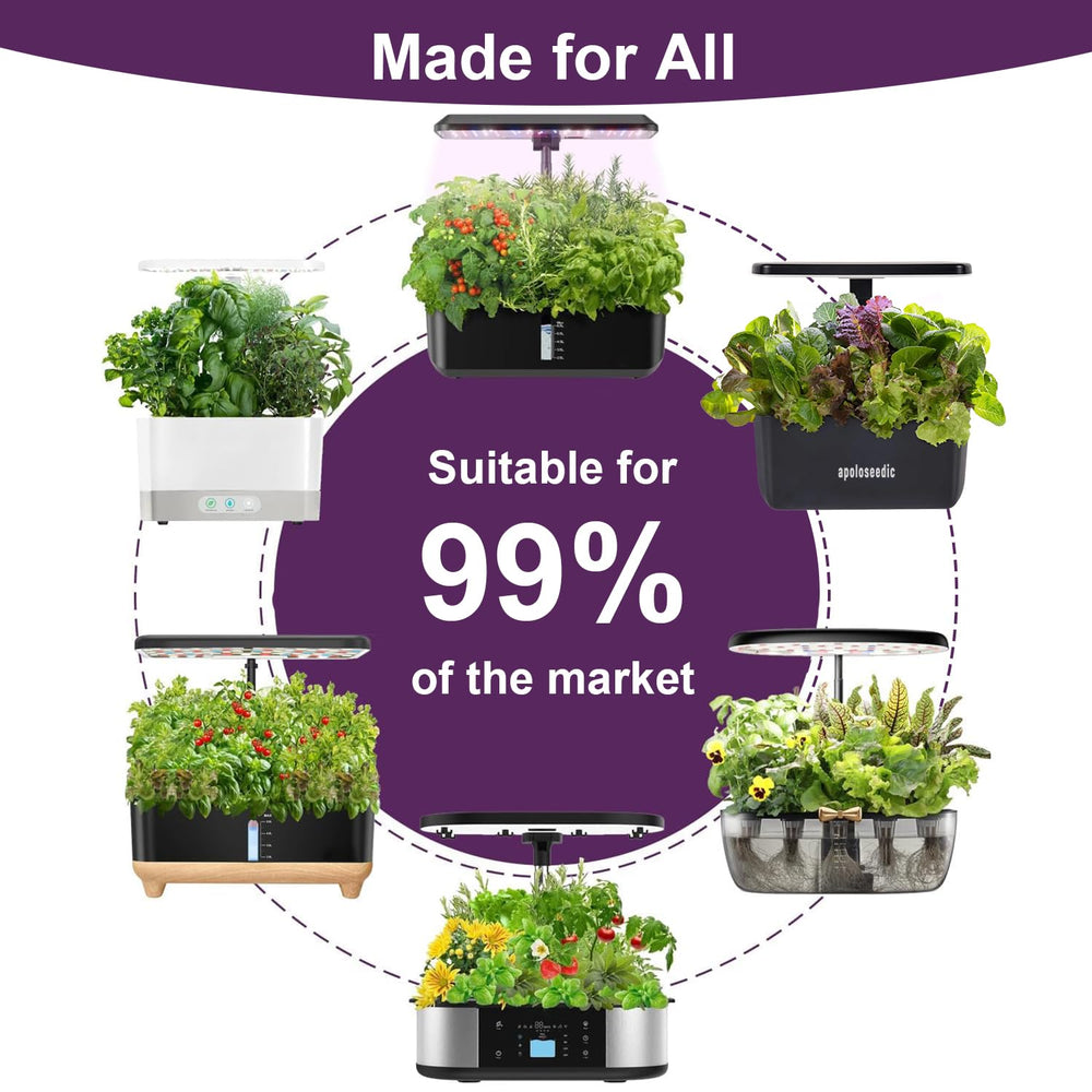 Freshly grown salad greens harvested from Majero kit