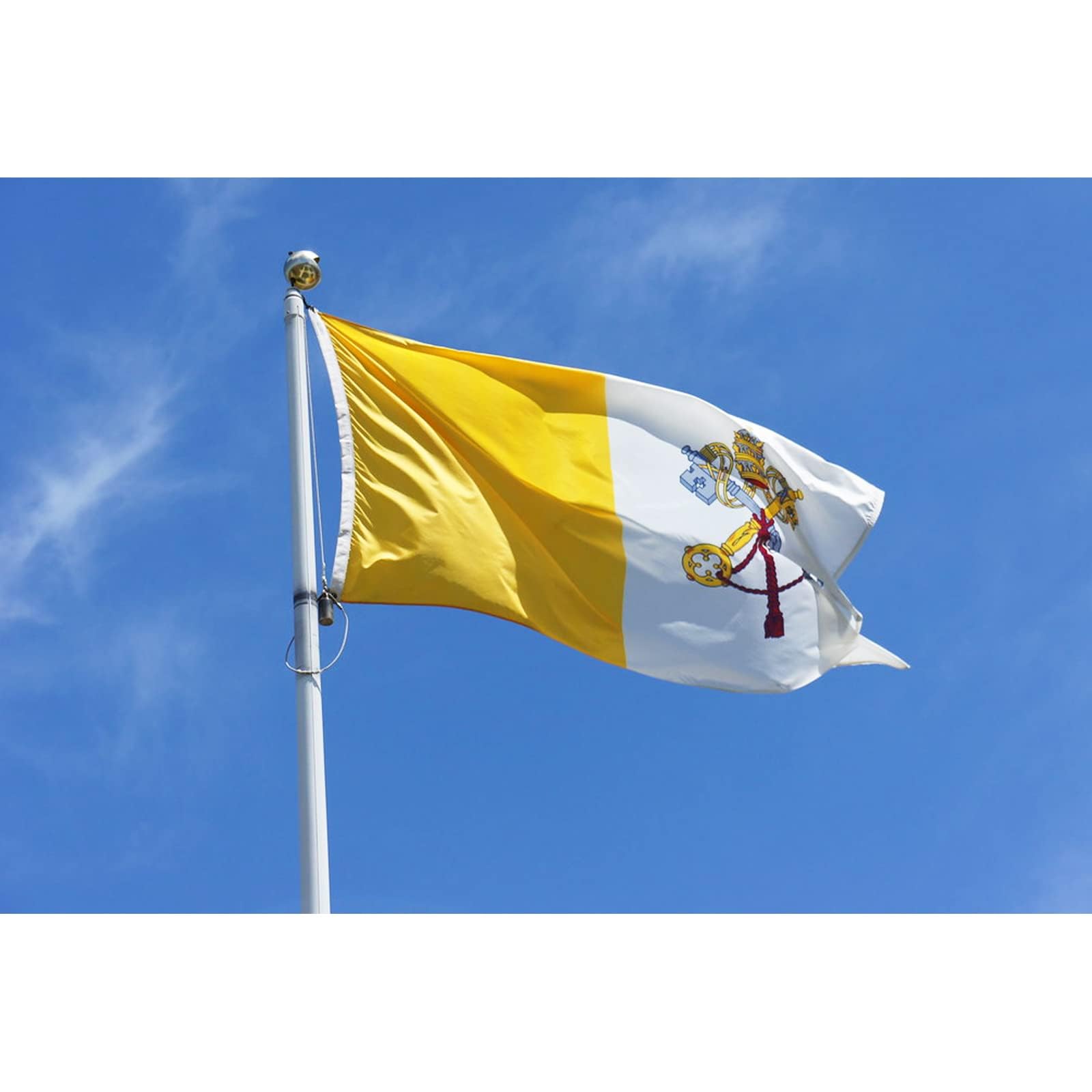 FRF FLAG Vatican Flag packed in its box
