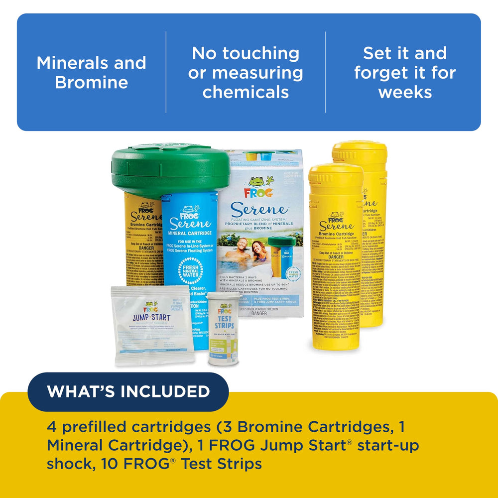 FROG bromine cartridges in packaging