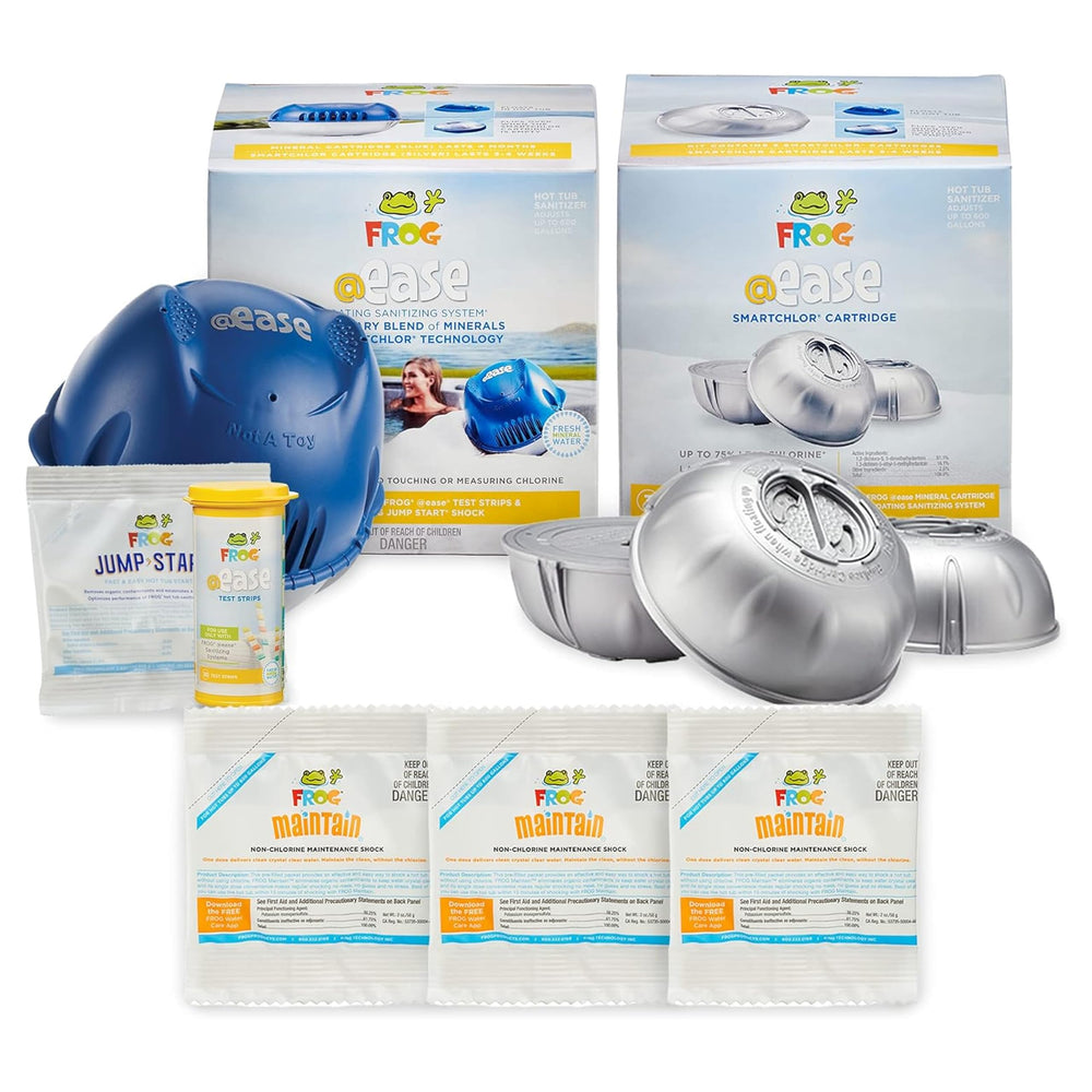 FROG @Ease Floating Sanitizing System complete kit with cartridges
