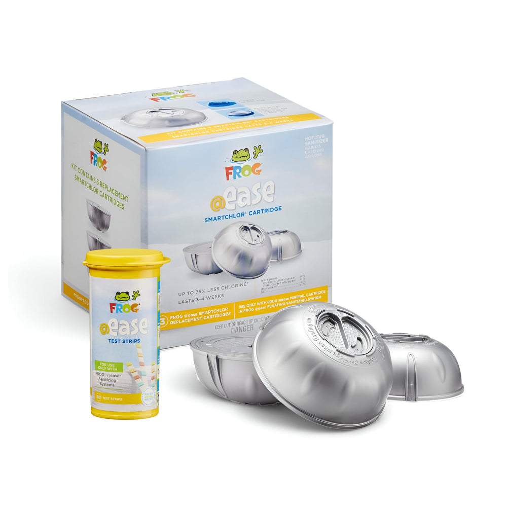 FROG @ease SmartChlor Cartridges front view with packaging