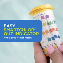 FROG @ease Test Strips colour chart for water testing