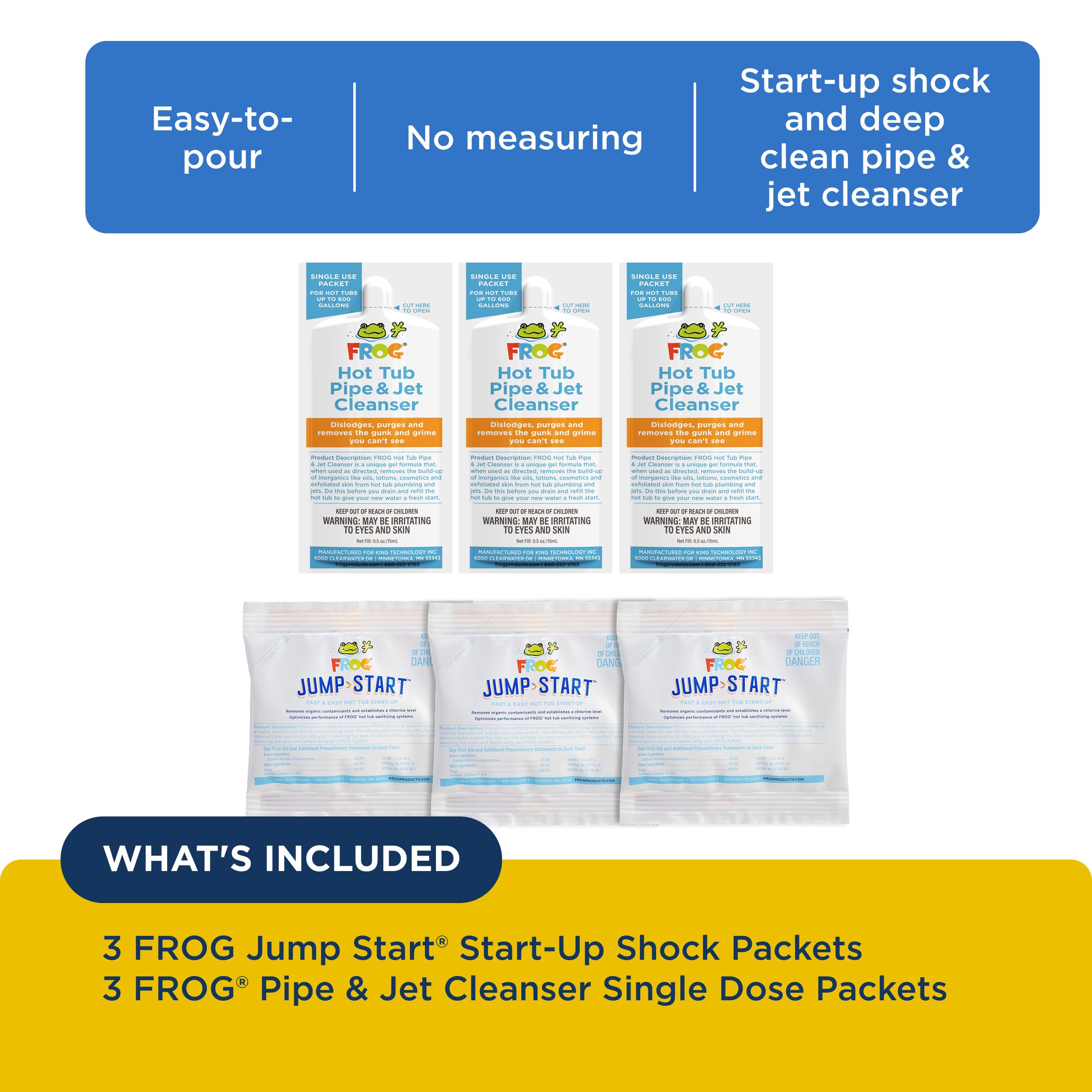 FROG Jump Start product details on packaging