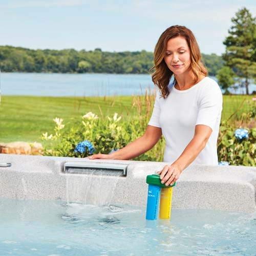 FROG Serene system setup in a hot tub