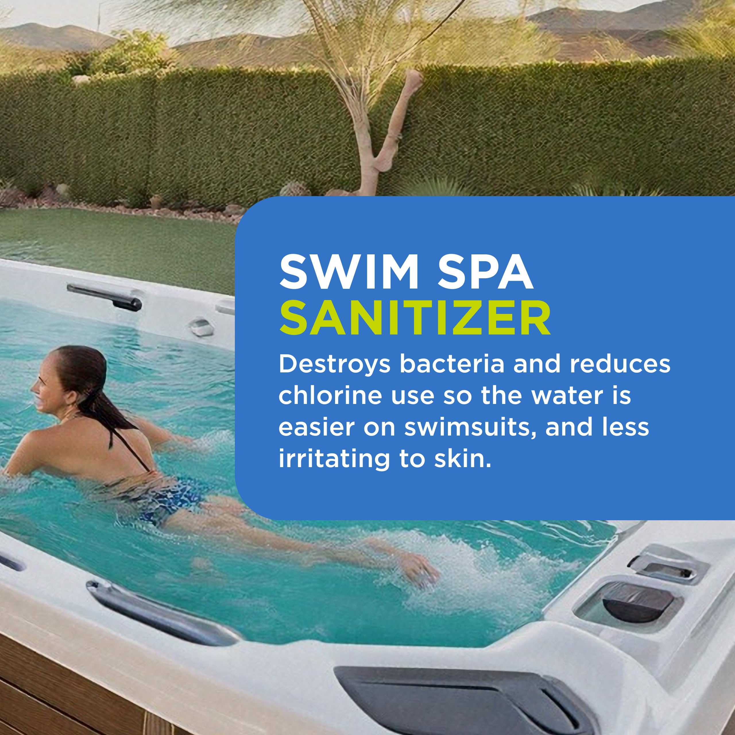 FROG SmartChlor Cartridge installed in a swim spa