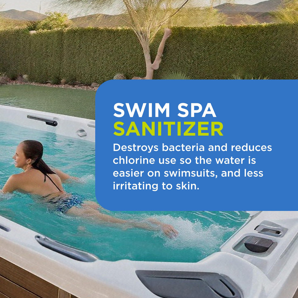 FROG SmartChlor Cartridge installed in a swim spa