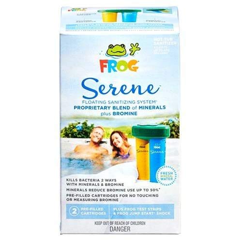 FROG Test Strips for hot tub water testing included with FROG Serene