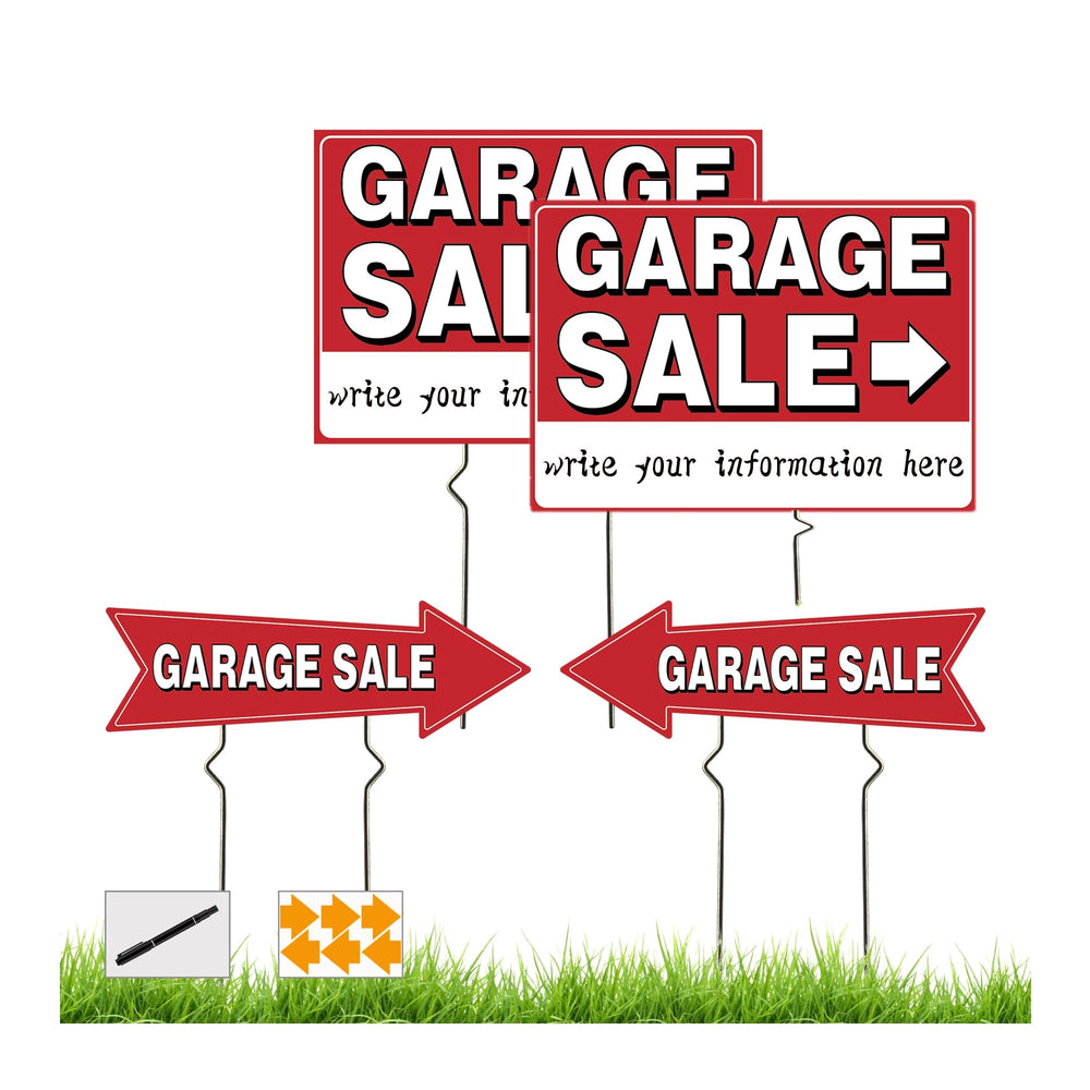 Frohllia garage sale sign in an outdoor setting