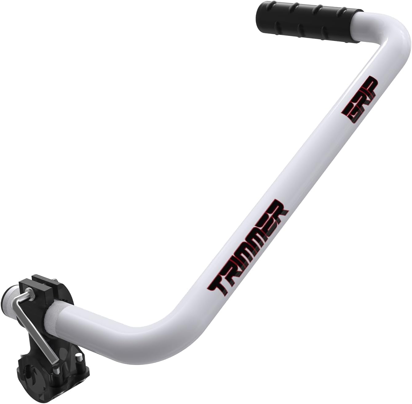 Front view of Generic Ergonomic String Trimmer Handle, white