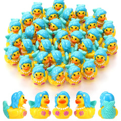 Front view of GGSTDDUP mini mermaid ducks pack of 30