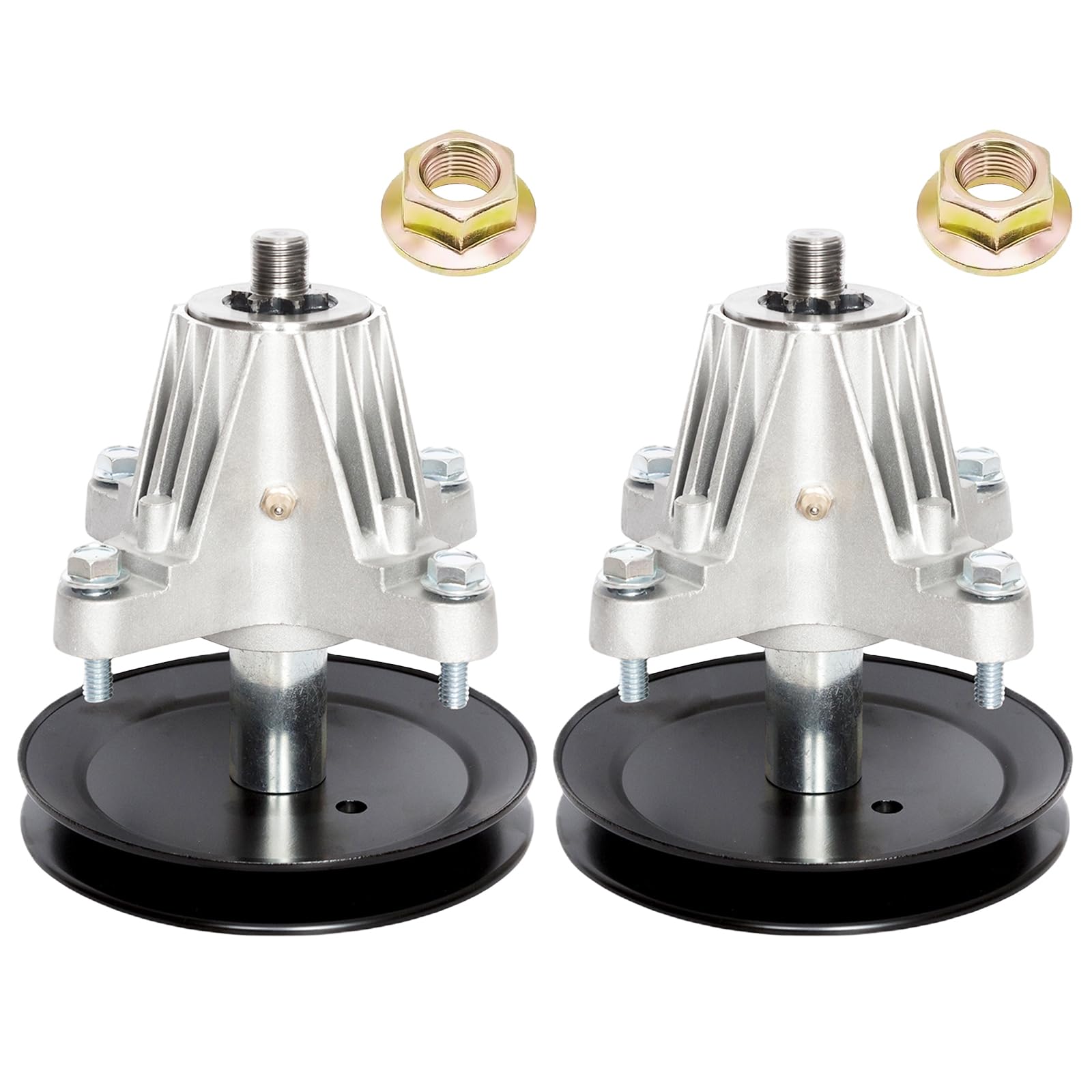 Front view of JYLEYJ spindle assembly for Troy Bilt 42 inch deck