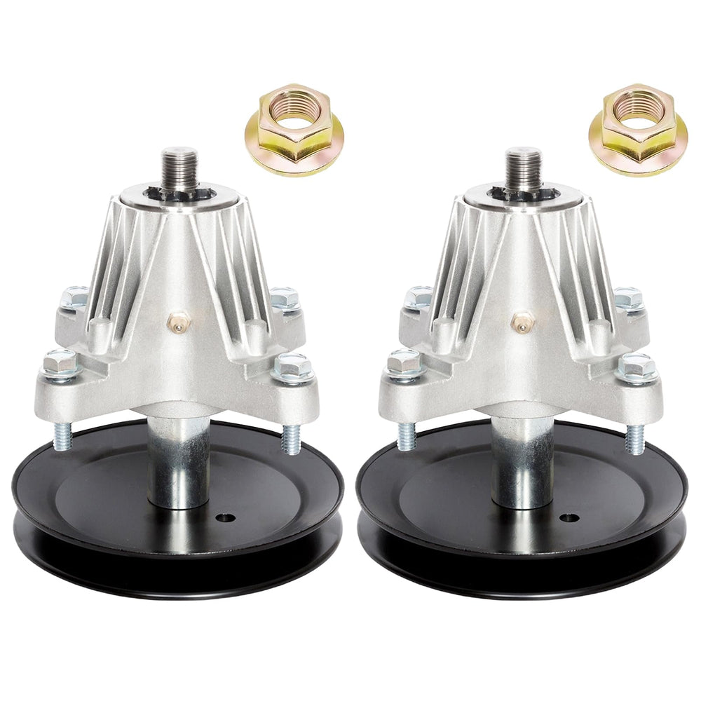 Front view of JYLEYJ spindle assembly for Troy Bilt 42 inch deck